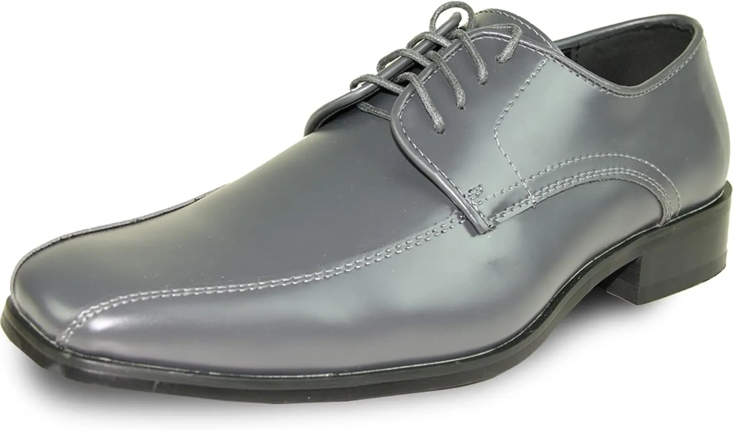 VANGELO Men Formal Tuxedo Dress Shoe for Wedding, Uniform and Prom -Wide Width Available