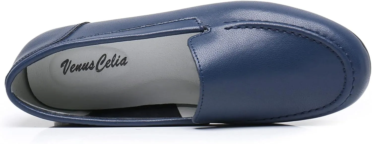VenusCelia Women's Mulli Walking Flat Shoe