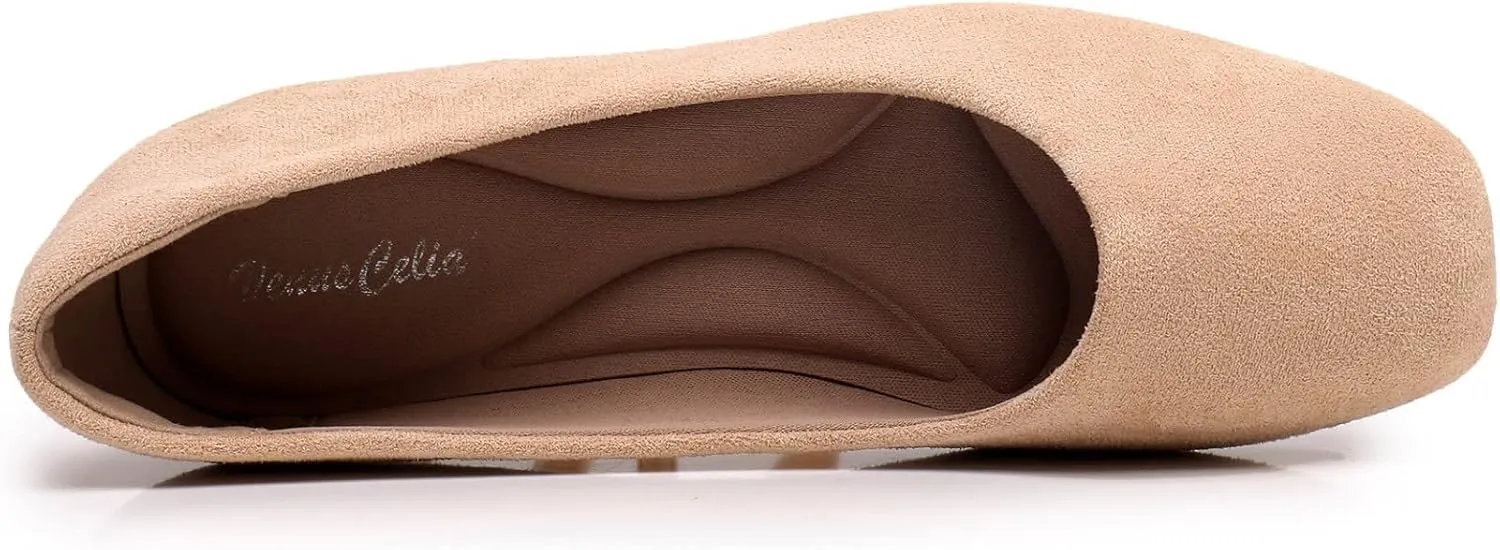 VenusCelia Women's Tile-Toe Flat Shoe