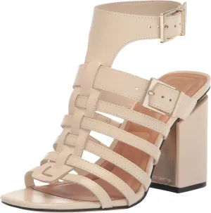 Vince Camuto Women's Hicheny Buckle High Heel Sandal Heeled