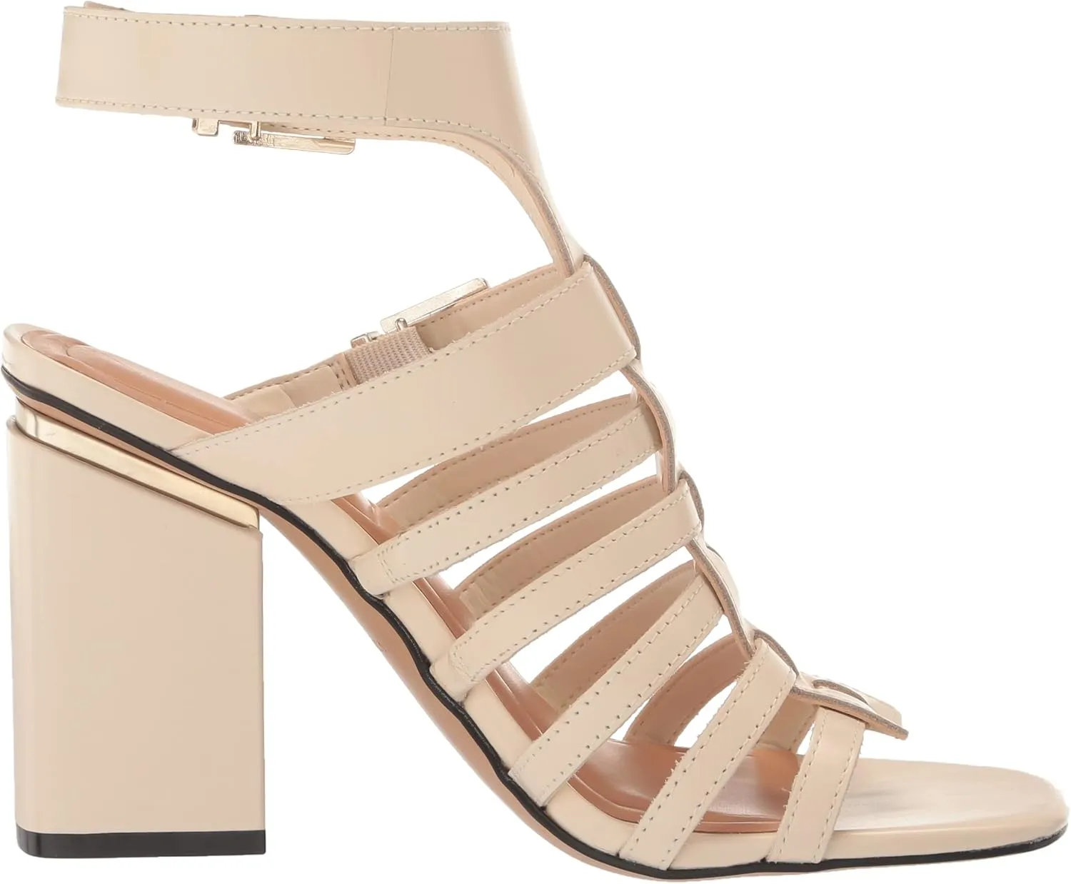 Vince Camuto Women's Hicheny Buckle High Heel Sandal Heeled