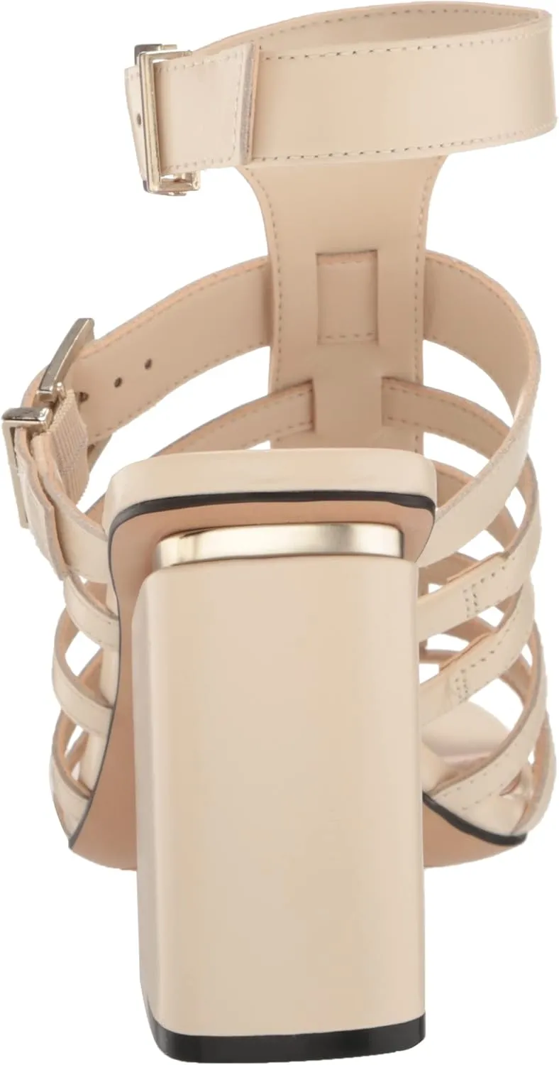 Vince Camuto Women's Hicheny Buckle High Heel Sandal Heeled