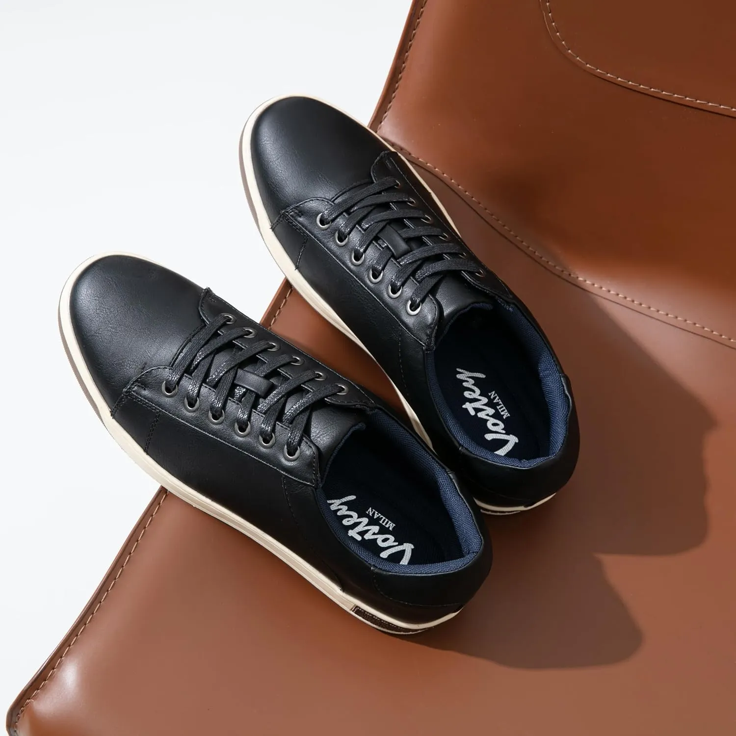 Vostey Men's Sneakers Fashion Casual Shoes Dress Sneaker Oxford Shoes