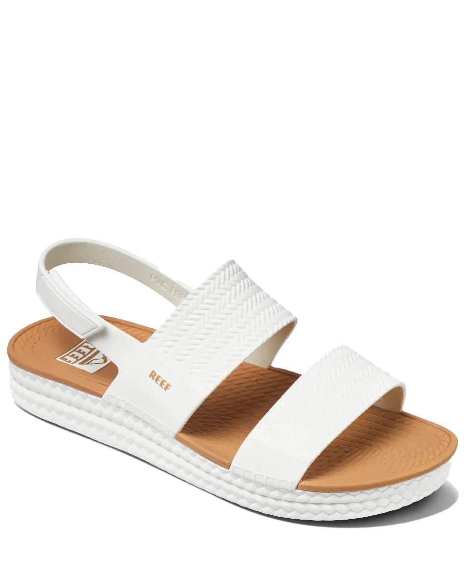 Water Vista Sandal in White & Tan