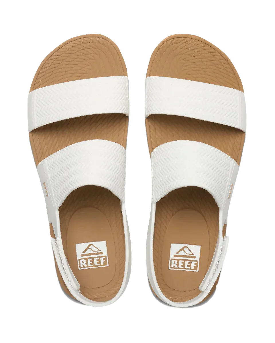 Water Vista Sandal in White & Tan