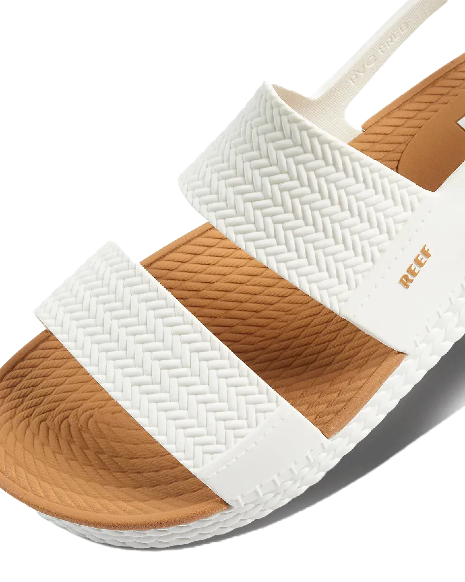 Water Vista Sandal in White & Tan