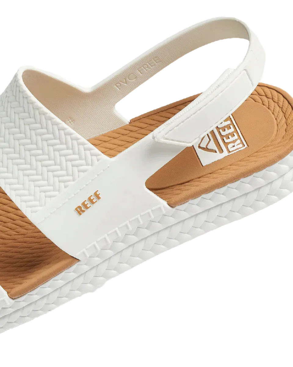 Water Vista Sandal in White & Tan