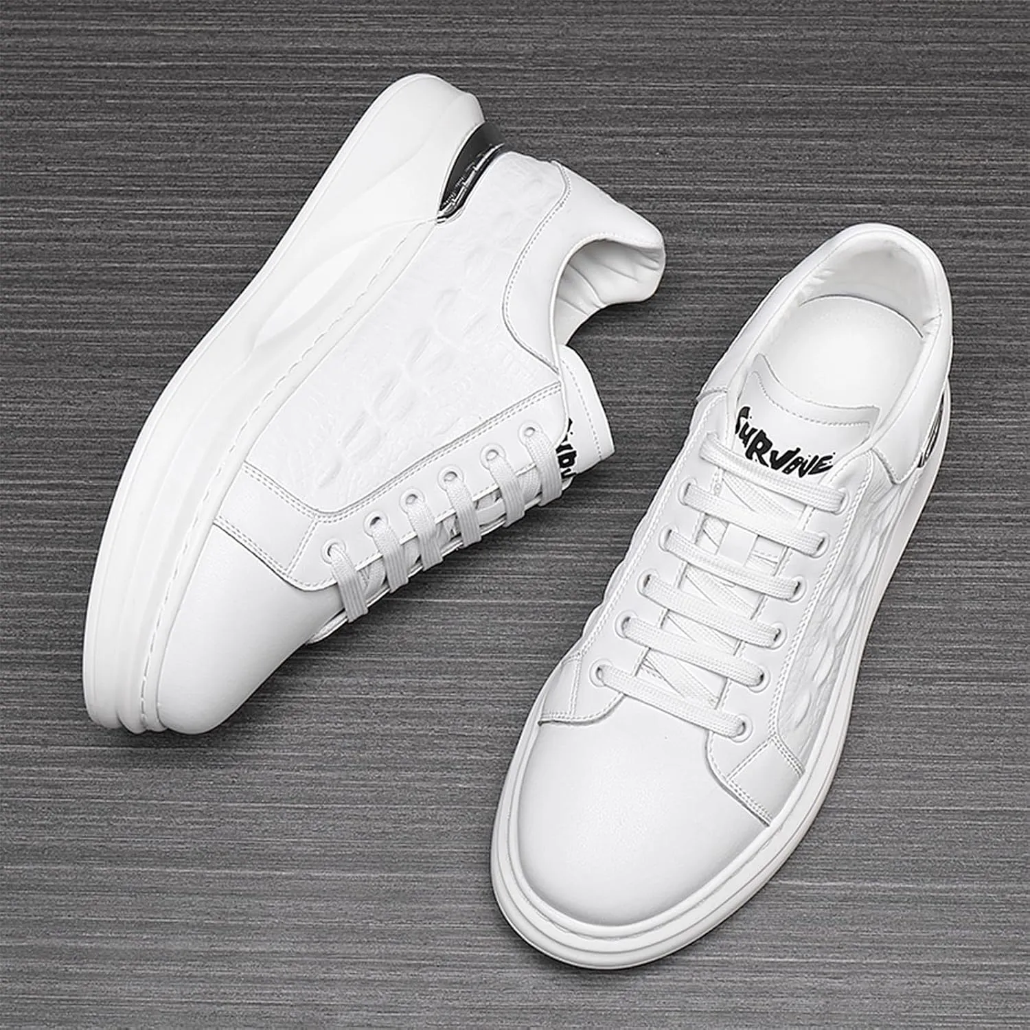 Welford Men's Sneakers, Casual Walking Shoes, Fashion Sneakers, Business Oxford Slip On