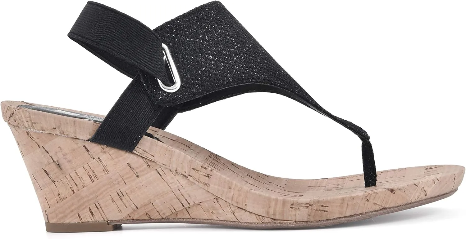 WHITE MOUNTAIN Women's All Good Cork Wedge Sandal