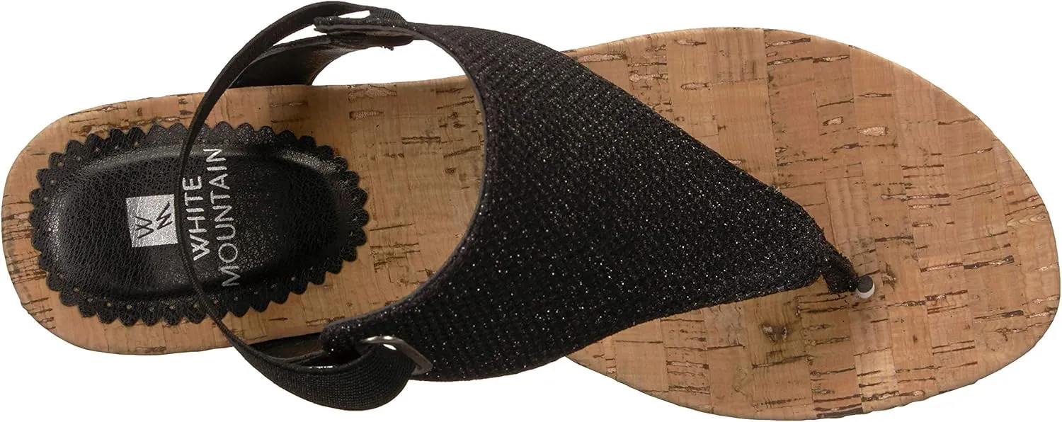 WHITE MOUNTAIN Women's All Good Cork Wedge Sandal