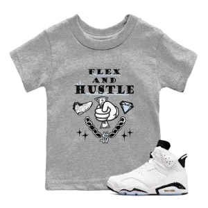White Sneaker Flex Jordan Kids - And SNRT Black Air 6 Versatile Tees Hustle On-demand shipping