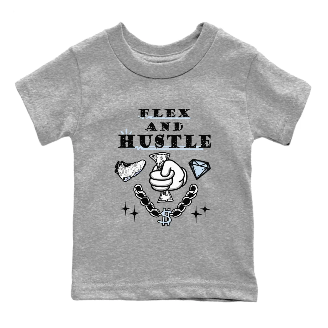 White Sneaker Flex Jordan Kids - And SNRT Black Air 6 Versatile Tees Hustle On-demand shipping