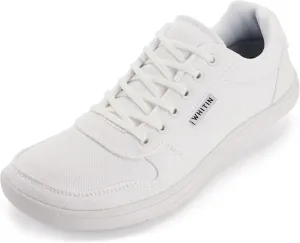 WHITIN Men's Wide Barefoot Shoes | Canvas Minimalist Sneakers | Zero Drop Sole