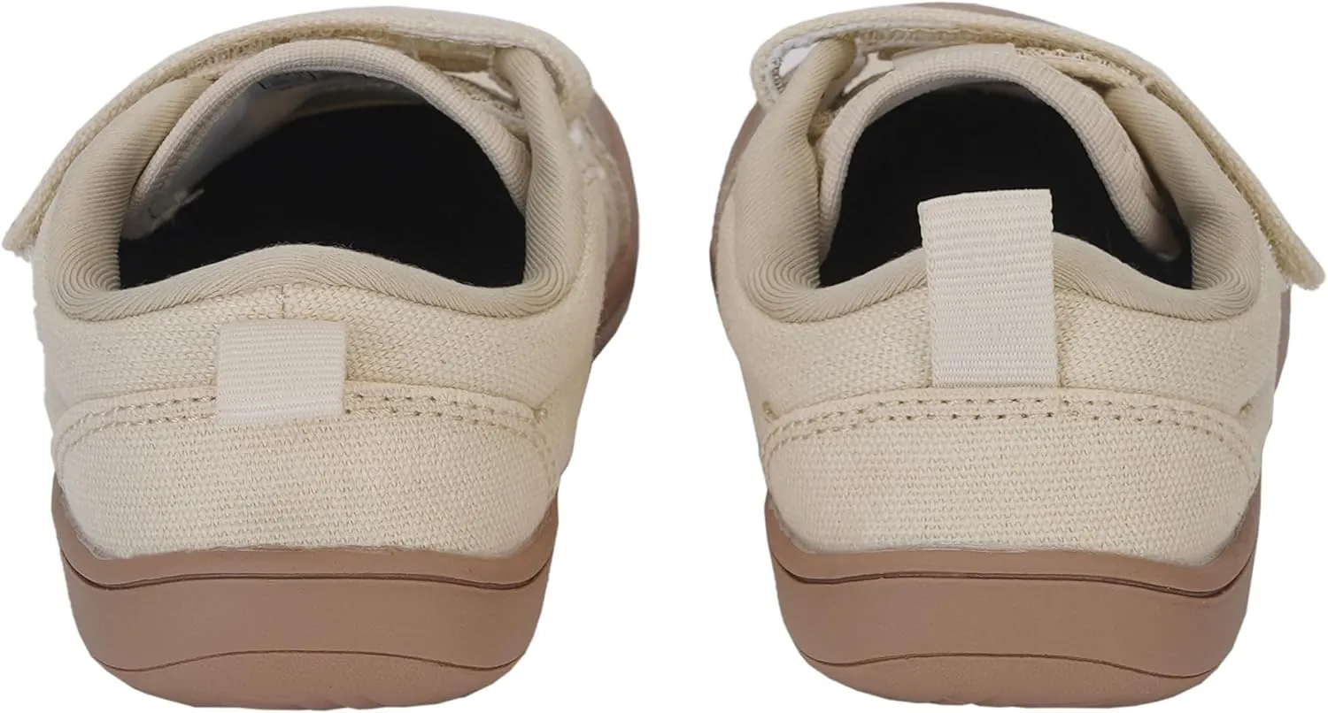WHITIN Toddler/Boys/Girls Barefoot Shoes | Kids Wide Width Minimalist Sneakers | Classic Canvas | Supports Natural Foot Growth