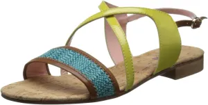 Women's Cross Strap Flat Sandal