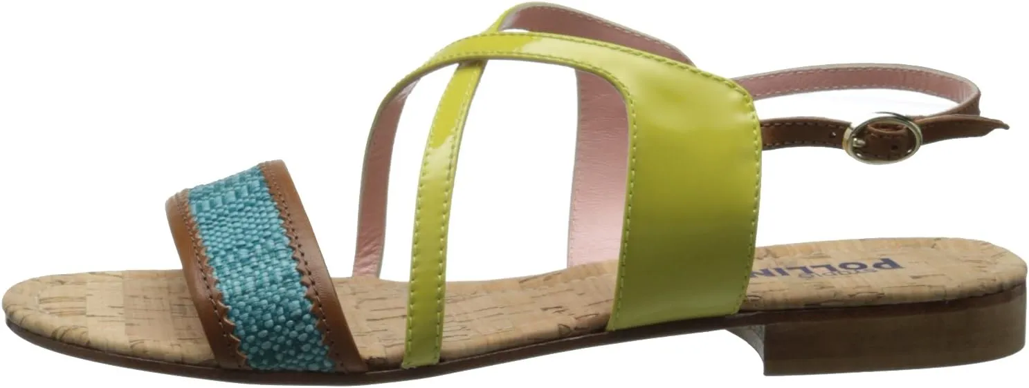 Women's Cross Strap Flat Sandal