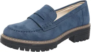 Womens Loafers Shoes Platform Chunky Penny Loafer Lug Sole Comfortable Slip On Work Office Business Casual Dress Shoes, US Size 5-11