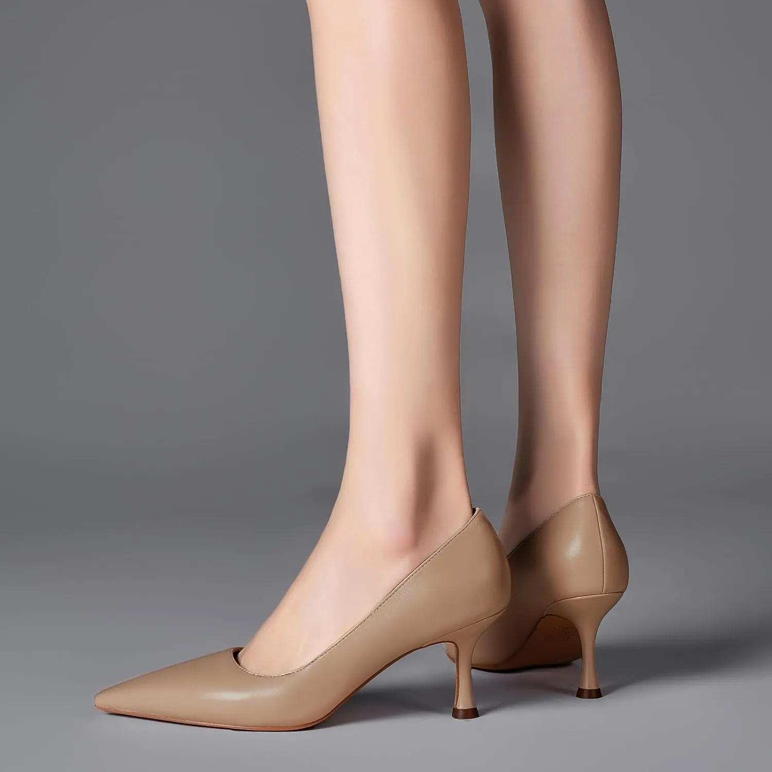 Women's Low Heel Pointed Toe Kitten Heel Daily Shallow Mouth Shoes on Stilettos Fine High Heels Party Wedding Prom Work Formal Dress Shoes Office Event Comfort Heels