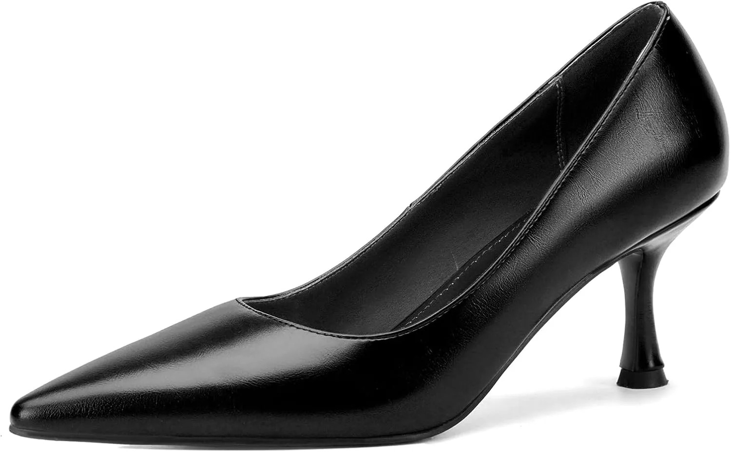 Women's Low Heel Pointed Toe Kitten Heel Daily Shallow Mouth Shoes on Stilettos Fine High Heels Party Wedding Prom Work Formal Dress Shoes Office Event Comfort Heels
