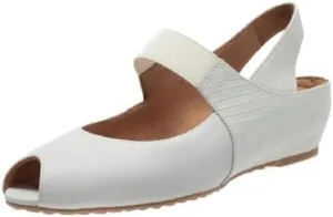 Women's Paula Peep Toe Slingback Platform Wedge Heeled Shoe
