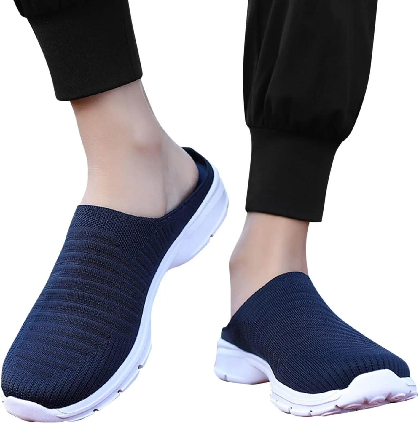 Womens Summer Breathable Mesh Slippers Slip On Shoes Women Winter Brown Casual Shoes Fashion Sneakers 2025 Brown Tennis Shoe Loafers Casual Slip On