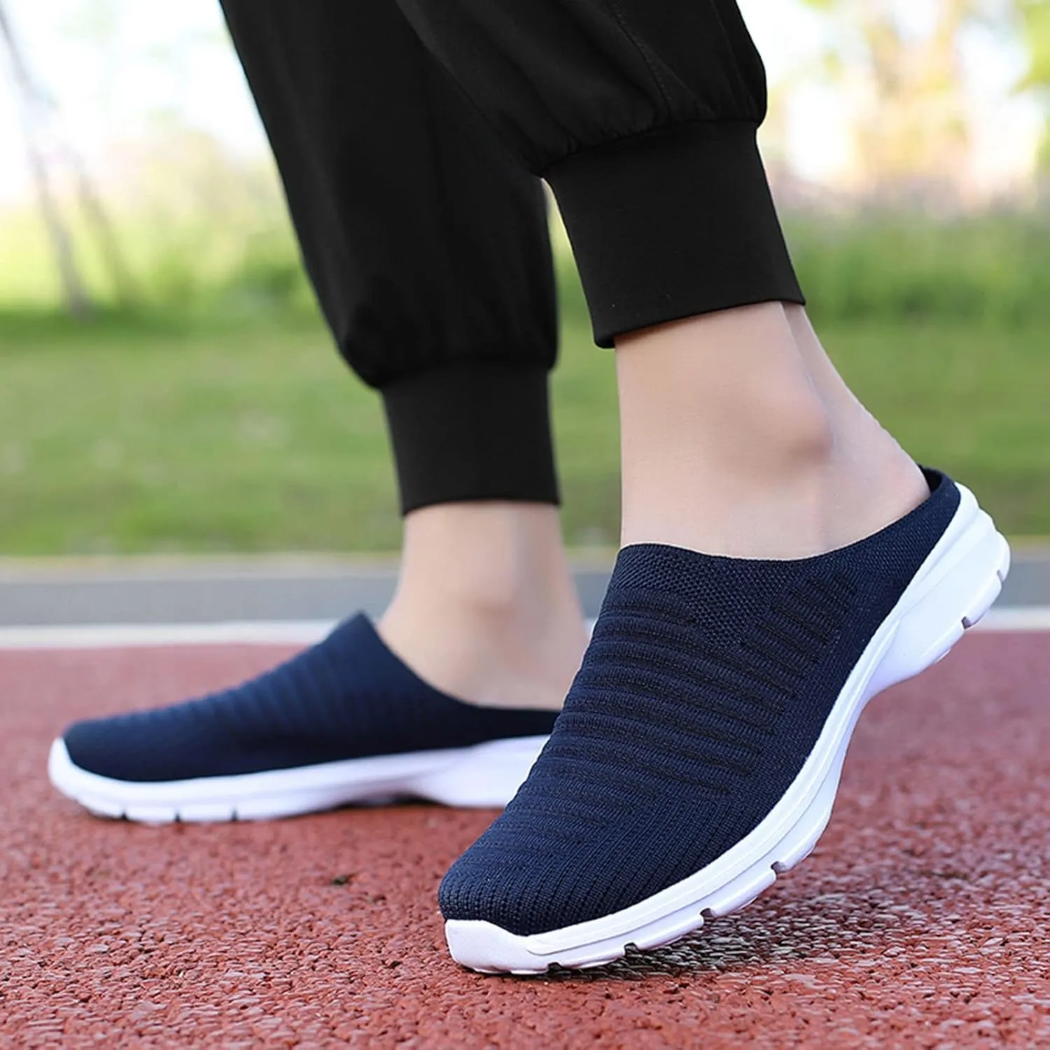 Womens Summer Breathable Mesh Slippers Slip On Shoes Women Winter Brown Casual Shoes Fashion Sneakers 2025 Brown Tennis Shoe Loafers Casual Slip On