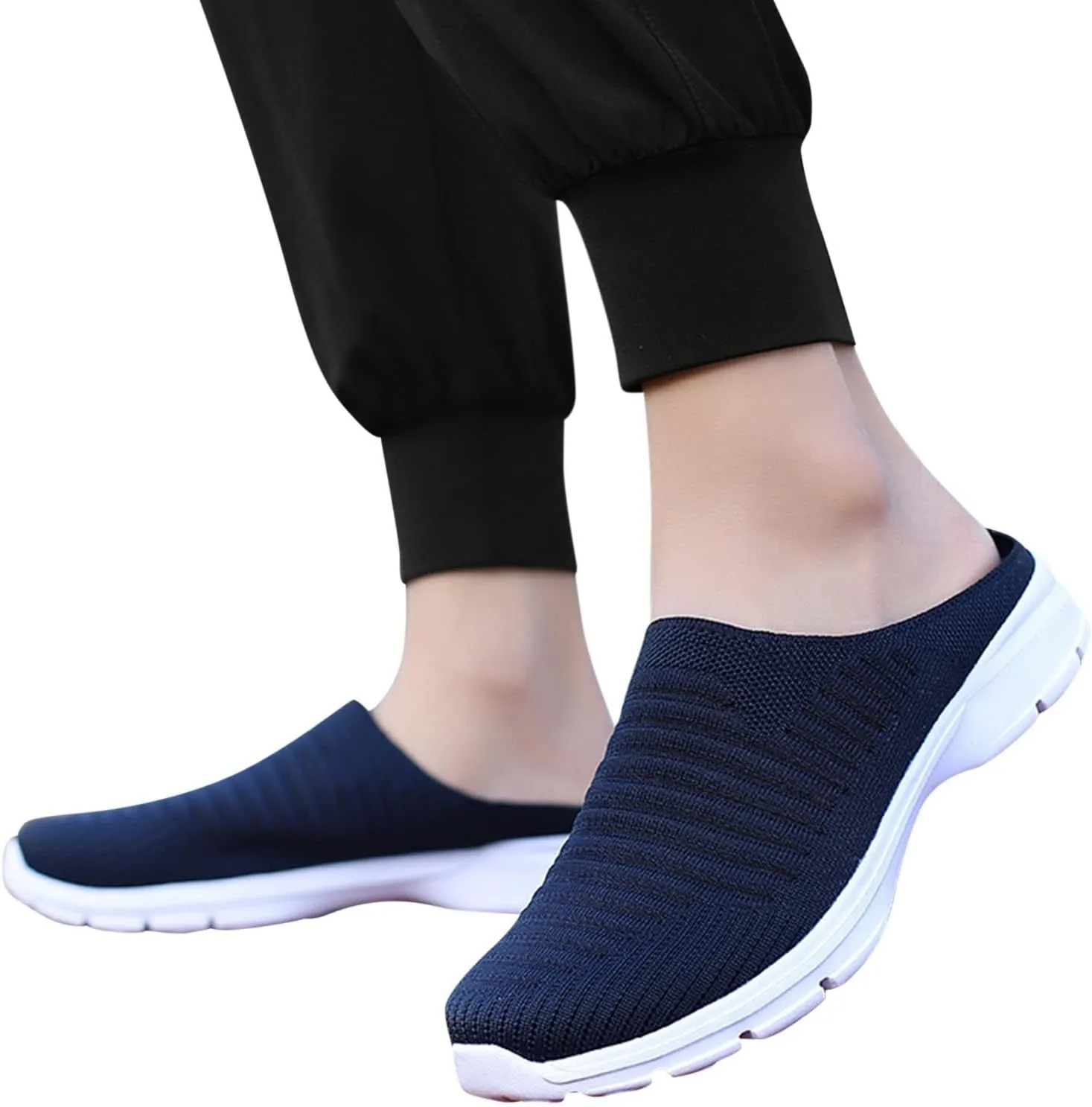 Womens Summer Breathable Mesh Slippers Slip On Shoes Women Winter Brown Casual Shoes Fashion Sneakers 2025 Brown Tennis Shoe Loafers Casual Slip On