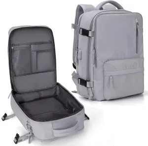 WONHOX Large Travel Backpack Carry on Flight Approved Laptop Work Business Backpack for Women Men Mochila de Viaje