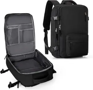 WONHOX Large Travel Backpack Carry on Flight Approved Laptop Work Business Backpack for Women Men Mochila de Viaje