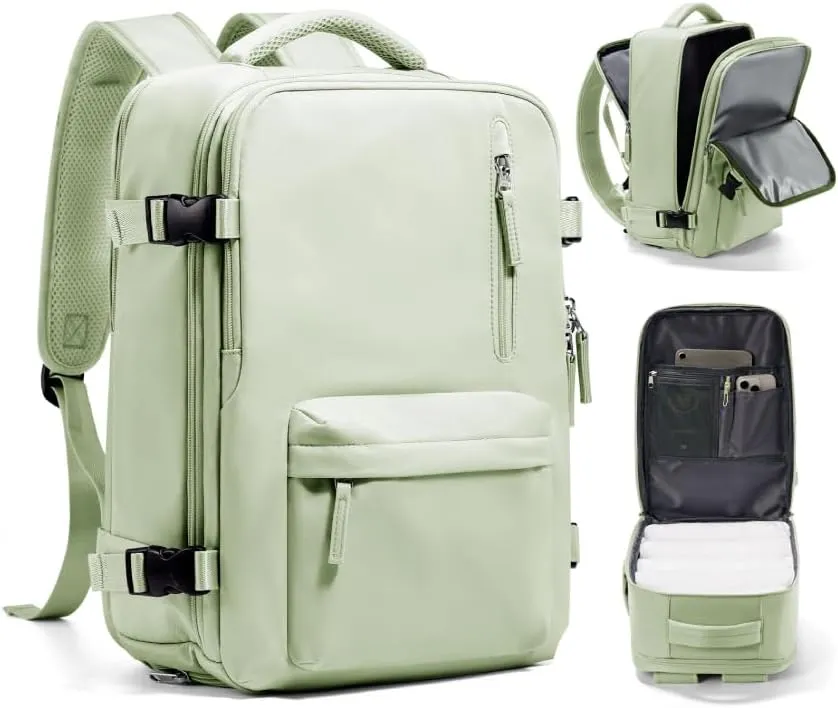 WONHOX Large Travel Backpack Carry on Flight Approved Laptop Work Business Backpack for Women Men Mochila de Viaje