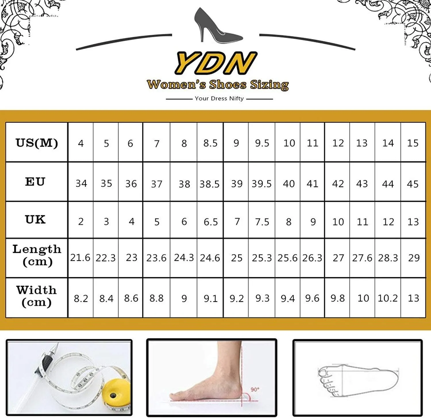 YDN Women Chunky High Heel Mary Jane Closed Almond Toe Pumps Platform Straps Dress Prom Shoe with Buckle